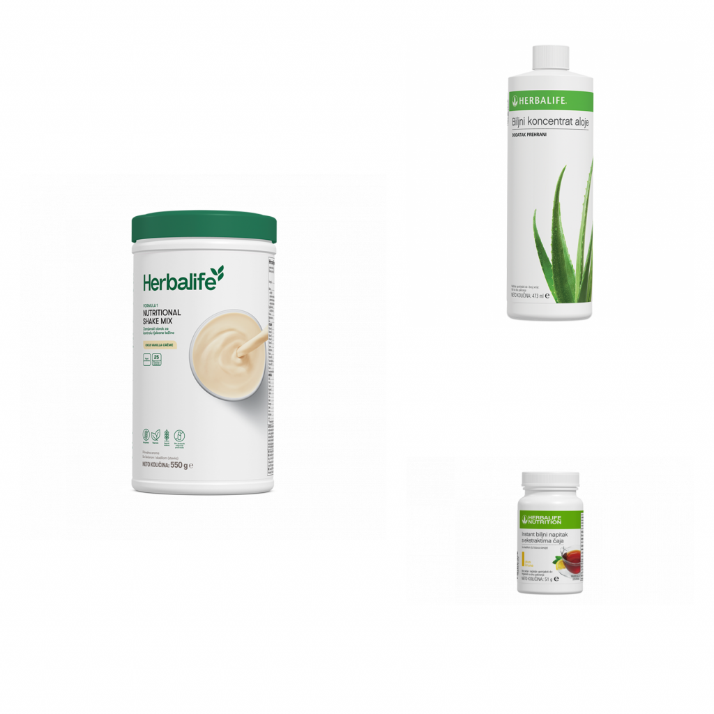 Herbalife komplet za zdrav doručak: Formula 1, čaj i aloe